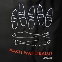 Küchenschürze "Mach was draus"