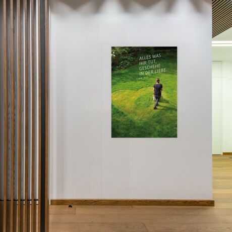 Plakat Jahreslosung 2024 „Wiese"